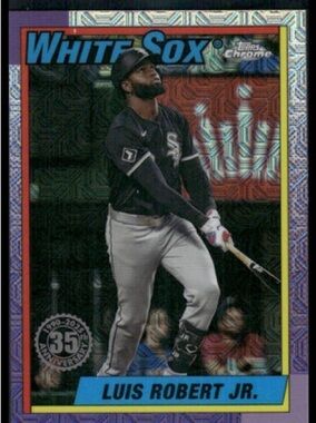 2025 Topps #T90C-78 Luis Robert Jr. 1990 Topps Baseball 35th Anniversary Chrome